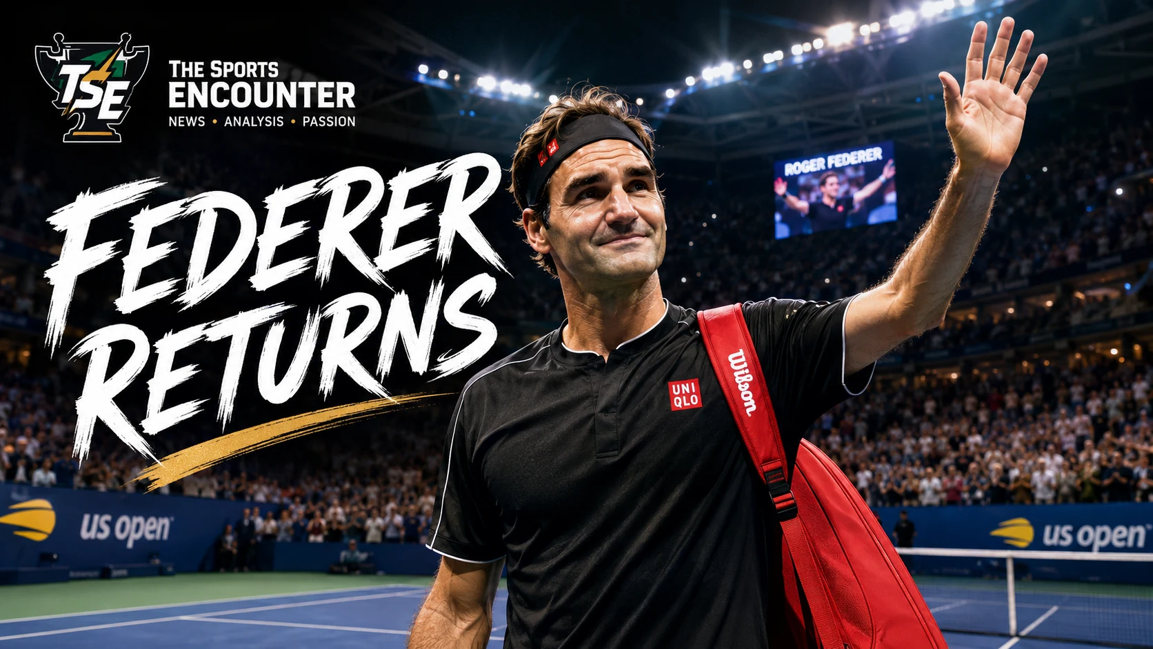 Roger Federer returns to Arthur Ashe Stadium at the 2026 US Open for a special exhibition alongside Andy Roddick, Andre Agassi and John McEnroe.