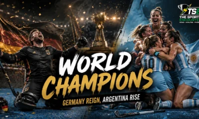 Germany celebrate winning the men’s FIH Hockey World Cup 2026 while Argentina are crowned women’s champions after defeating the Netherlands in a dramatic shootout.