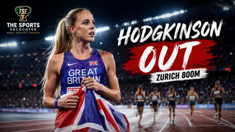 Keely Hodgkinson after the European Championships as her Zurich Diamond League withdrawal reshapes the women’s 800m race led by Audrey Werro.