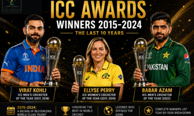 ICC Awards Winners 2015–2024: Complete 10-Year List of Cricket’s Biggest Individual Honors