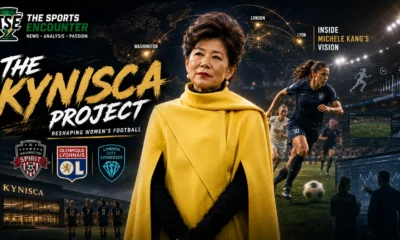 Michele Kang featured in an editorial image about Kynisca's multi-club project and her plans to reshape women's football.