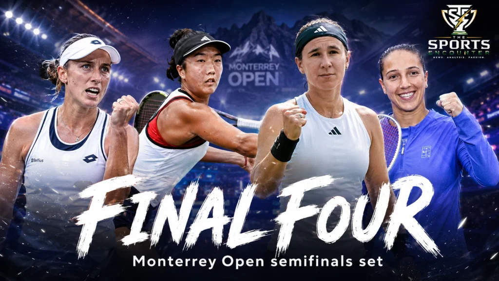 Elise Mertens, Ann Li, Diane Parry and Nikola Bartunkova feature in The Sports Encounter’s Monterrey Open 2026 quarterfinal wrap.