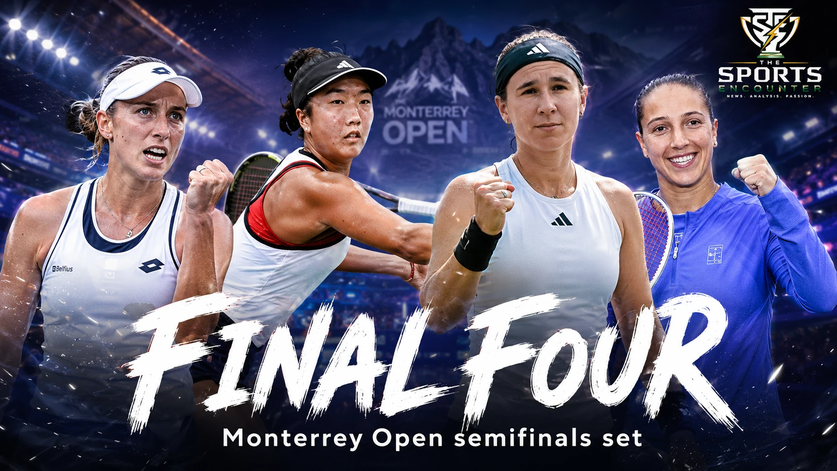 Elise Mertens, Ann Li, Diane Parry and Nikola Bartunkova feature in The Sports Encounter’s Monterrey Open 2026 quarterfinal wrap.