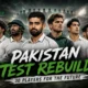 Pakistan cricket prospects and senior players representing the country’s future Test plans, highlighting PCB’s options to rebuild the red-ball squad after the England series.