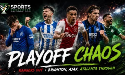 Rangers exit on penalties as Brighton, Ajax, Atalanta and other clubs qualify from the UEFA Conference League playoff second legs.