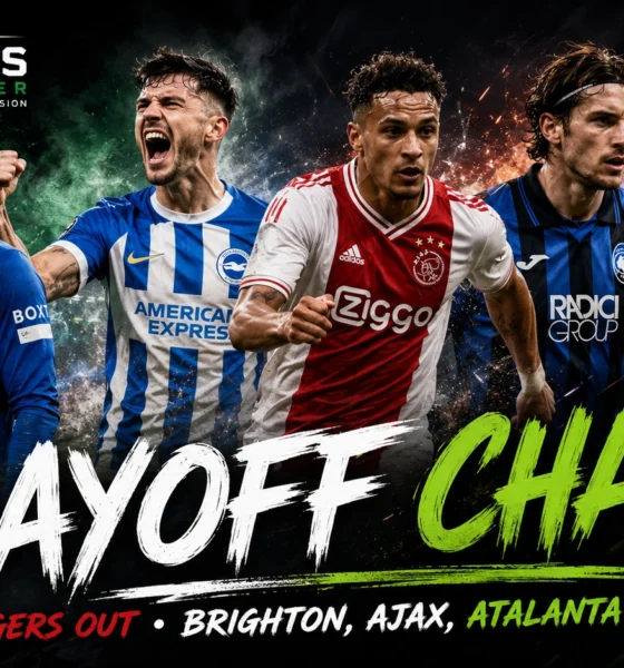 Rangers exit on penalties as Brighton, Ajax, Atalanta and other clubs qualify from the UEFA Conference League playoff second legs.