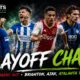Rangers exit on penalties as Brighton, Ajax, Atalanta and other clubs qualify from the UEFA Conference League playoff second legs.