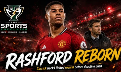 Marcus Rashford in a cinematic Manchester United setting as Michael Carrick backs his revival ahead of the Premier League season and final transfer push.