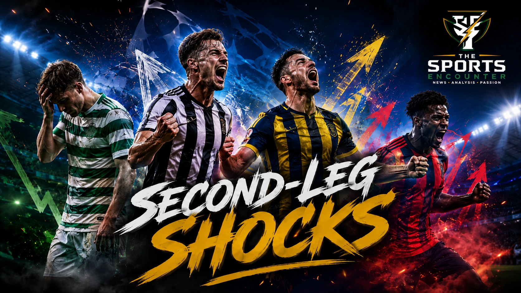 UEFA Champions League 2026 play-off wrap featuring Celtic, LASK, Fenerbahçe, Sabah and Viking after a dramatic round of second-leg matches.
