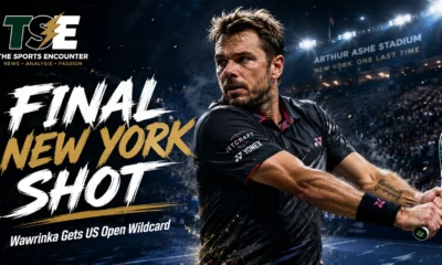 Stan Wawrinka competing at a Grand Slam during his 2026 farewell season after receiving a late wildcard for one final US Open appearance.