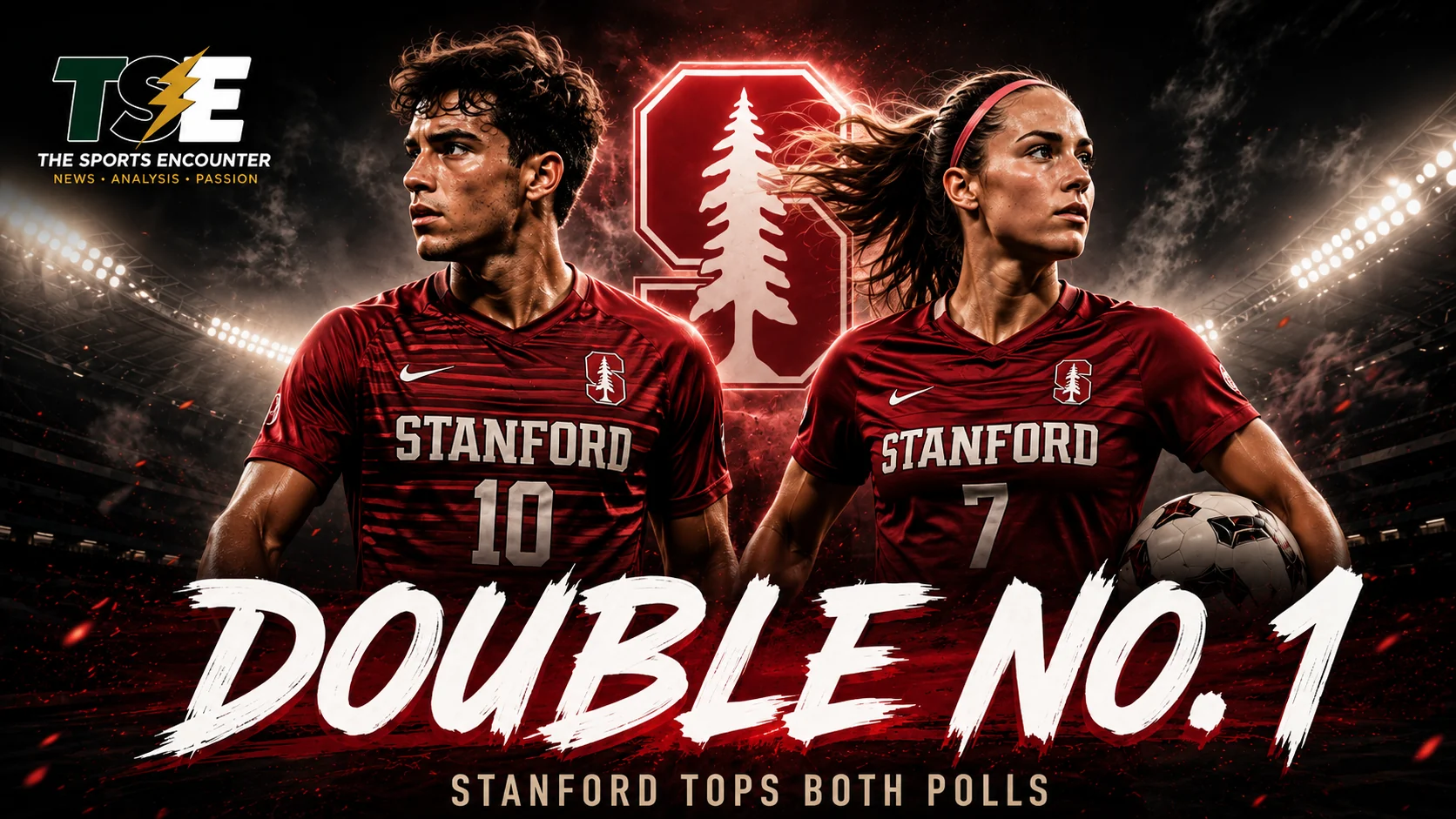 Stanford men’s and women’s soccer teams featured together after both programs reached No. 1 in the NCAA Division I national rankings.