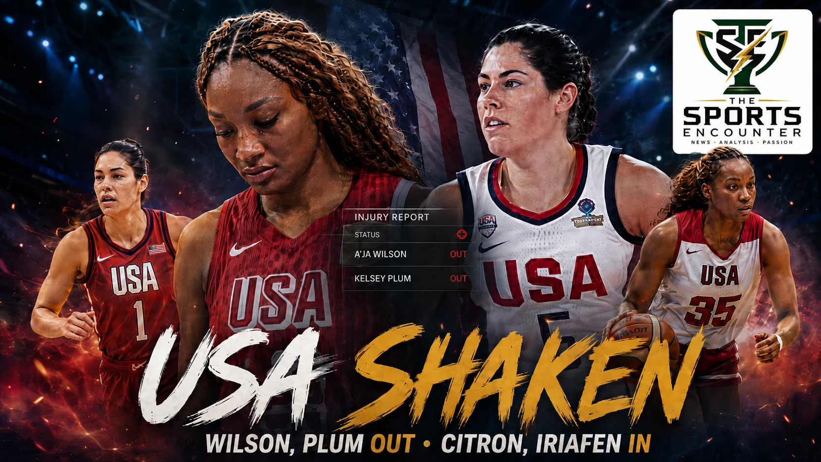 A’ja Wilson and Kelsey Plum headline Team USA’s major roster losses before the 2026 FIBA Women’s Basketball World Cup in Berlin.