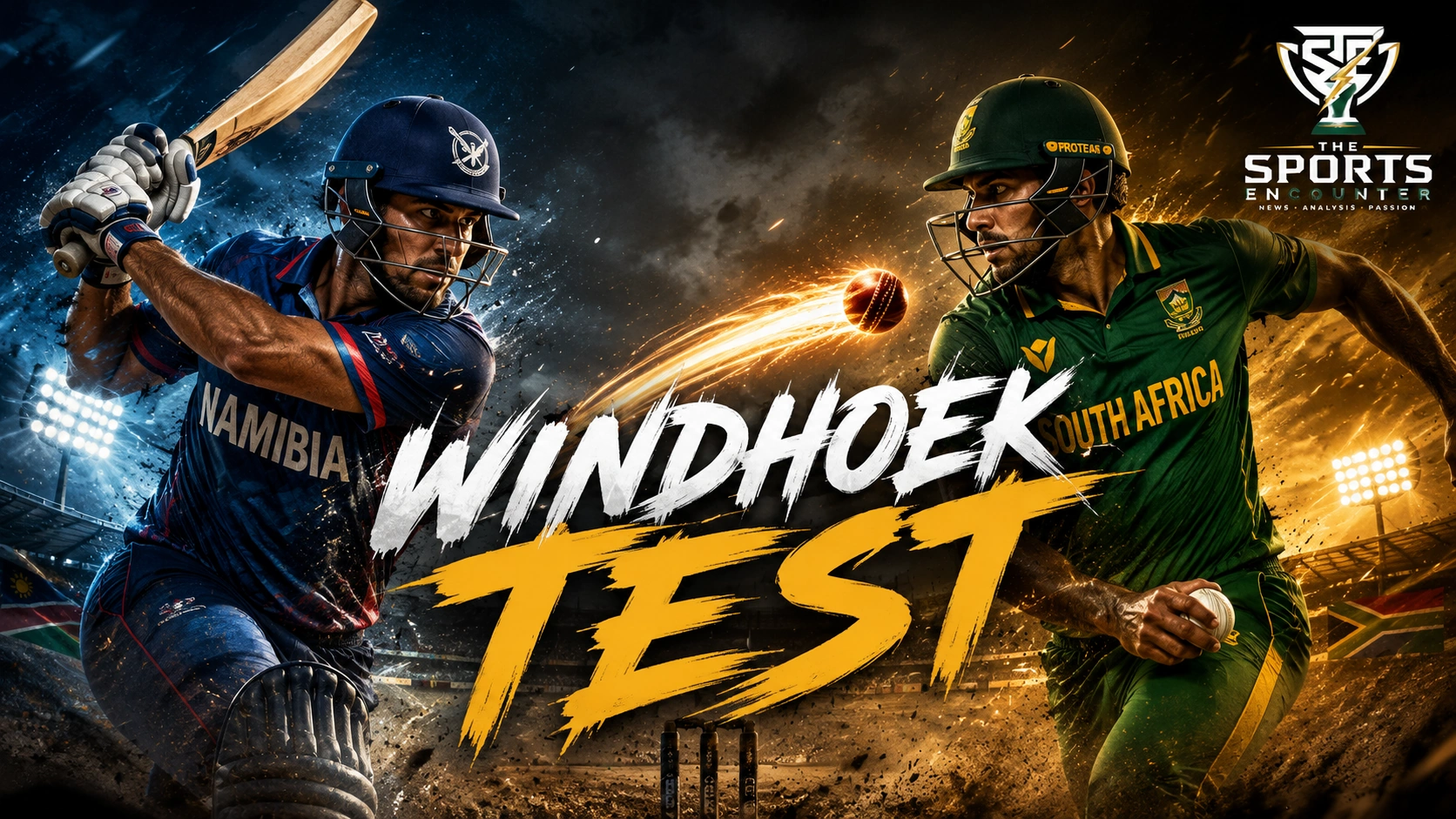 Namibia vs South Africa T20I Tri-Series 2026 preview featuring key players and the Windhoek clash.