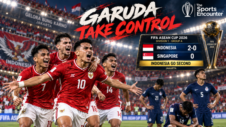 Oratmangoen and Romeny Give Indonesia Control as Singapore’s Red Card Turns 1-0 Into 2-0