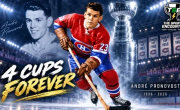 André Pronovost remembered as a four-time Stanley Cup champion with the Montreal Canadiens and a key part of the NHL’s greatest championship dynasty.