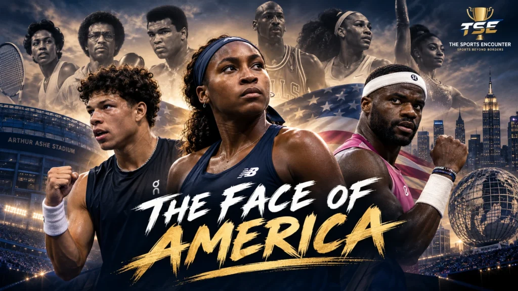 Coco Gauff, Ben Shelton and Frances Tiafoe represent a new generation of Black American athletes carrying forward a global sports legacy shaped by icons including Arthur Ashe, Serena Williams and Muhammad Ali.