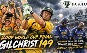 A Celebration of 5000 ODIs Match 24: Adam Gilchrist’s 149 Outshines a Chaotic World Cup Final