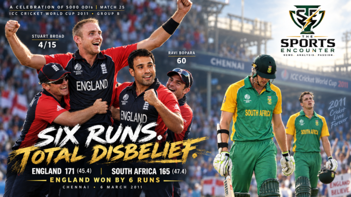A Celebration of 5000 ODIs Match 25: England Defend 171 as South Africa Lose Their Grip