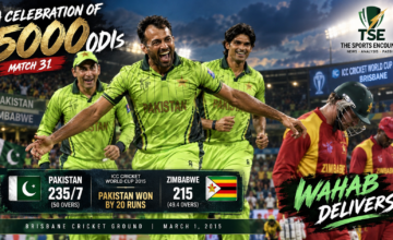 A Celebration of 5000 ODIs Match 31: Wahab Riaz Turns Pakistan’s 4/2 Crisis Into a World Cup Lifeline Against Zimbabwe