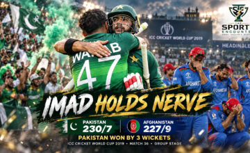 A Celebration of 5000 ODIs Match 33: Imad Wasim Drags Pakistan From 156/6 to a Two-Ball Escape Against Afghanistan