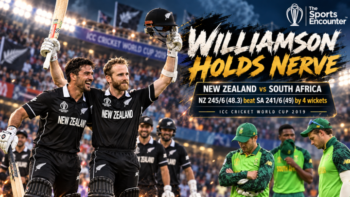A Celebration of 5000 ODIs Match 35: Williamson Holds His Nerve as South Africa Let Another World Cup Escape Slip Away