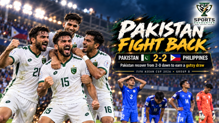Pakistan Roar Back From 2-0 Down to Hold Philippines in FIFA ASEAN Cup Thriller