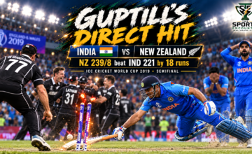 A Celebration of 5000 ODIs Match 38: India Rise From 5/3, but Guptill’s Direct Hit Sends New Zealand Back to the World Cup Final