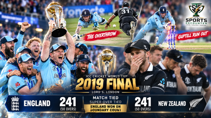 A Celebration of 5000 ODIs Match 39: England Win the World Cup on Boundary Count After New Zealand Tie Them Twice