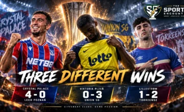 Crystal Palace, Union SG and Torreense players celebrate Europa League Matchday 1 victories over Lech Poznań, Viktoria Plzeň and Lillestrøm.