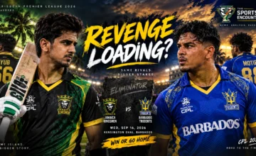 Saim Ayub and Gudakesh Motie headline the CPL 2026 Eliminator rematch between Jamaica Kingsmen and Barbados Tridents at Kensington Oval.