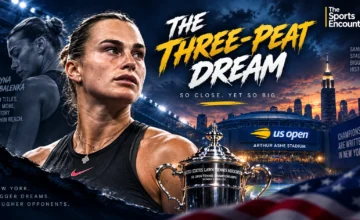 Aryna Sabalenka during her 2026 US Open campaign, where she reached the final seeking a third consecutive women's singles championship.