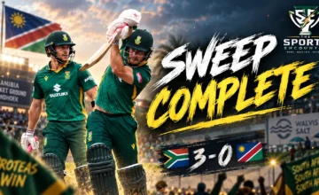 Bjorn Fortuin, Jordan Hermann and Connor Esterhuizen feature after South Africa completed a 3-0 ODI series sweep over Namibia in Windhoek.