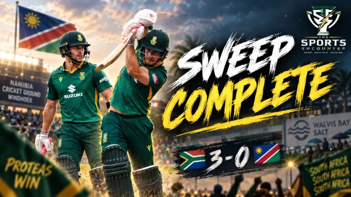 Bjorn Fortuin, Jordan Hermann and Connor Esterhuizen feature after South Africa completed a 3-0 ODI series sweep over Namibia in Windhoek.