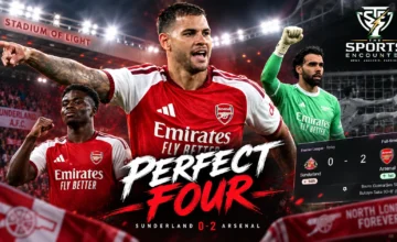 Bruno Guimarães and Bukayo Saka feature after Arsenal's 2-0 Premier League win over Sunderland at the Stadium of Light.