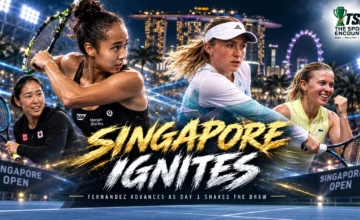 Leylah Fernandez, Maja Chwalinska, Aliaksandra Sasnovich and Nao Hibino headline the opening day of the 2026 Singapore Tennis Open.