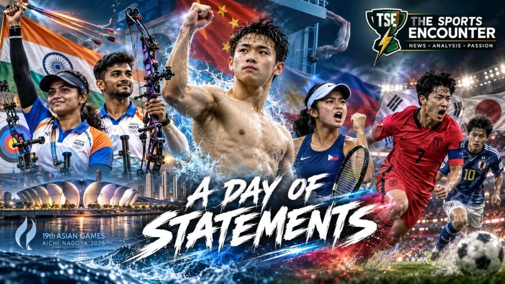 Lian Junjie, Indian compound archers, South Korean and Japanese soccer players, and Alex Eala represent the biggest Asian Games 2026 stories from September 30 in Japan.