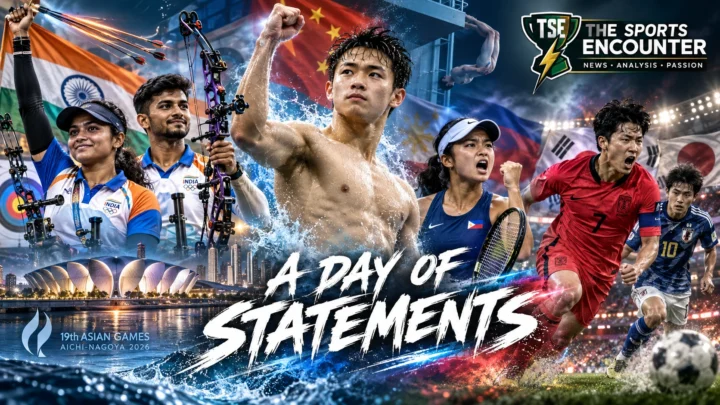 Lian Junjie, Indian compound archers, South Korean and Japanese soccer players, and Alex Eala represent the biggest Asian Games 2026 stories from September 30 in Japan.