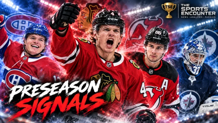 Bowen Byram, Cole Caufield, Jack Hughes and Stuart Skinner feature after standout performances across the September 21, 2026 NHL preseason slate.