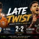 Al Fayha and Al Kholood players in a cinematic Saudi Pro League Matchweek 5 graphic after their 2-2 draw, with Julien Domingues scoring a late equalizer to preserve Al Kholood’s unbeaten run.