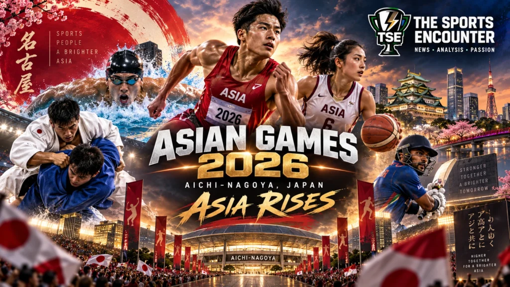 Athletes representing China, Japan, India and other Asian nations gather around the Aichi-Nagoya 2026 Asian Games stage in Japan ahead of 43 sports and 469 medal events.