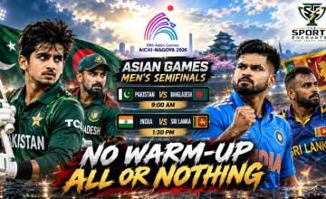 Pakistan, Bangladesh, India and Sri Lanka players prepare for the Asian Games 2026 men's cricket semifinals in Nisshin