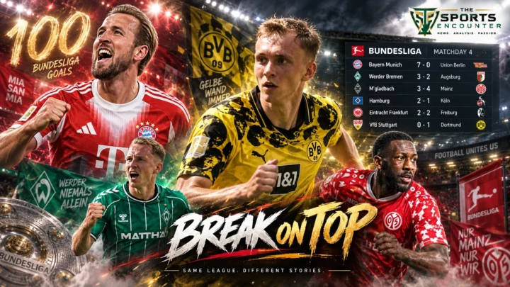 Borussia Dortmund, Werder Bremen, Mainz and Bayern Munich headline a dramatic Bundesliga Matchday 4 featuring a late comeback and seven-goal thriller.
