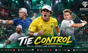 João Fonseca, Holger Rune and Casper Ruud headline Davis Cup World Group I action as Brazil, Norway and Hungary take control of their ties.
