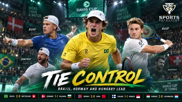 João Fonseca, Holger Rune and Casper Ruud headline Davis Cup World Group I action as Brazil, Norway and Hungary take control of their ties.