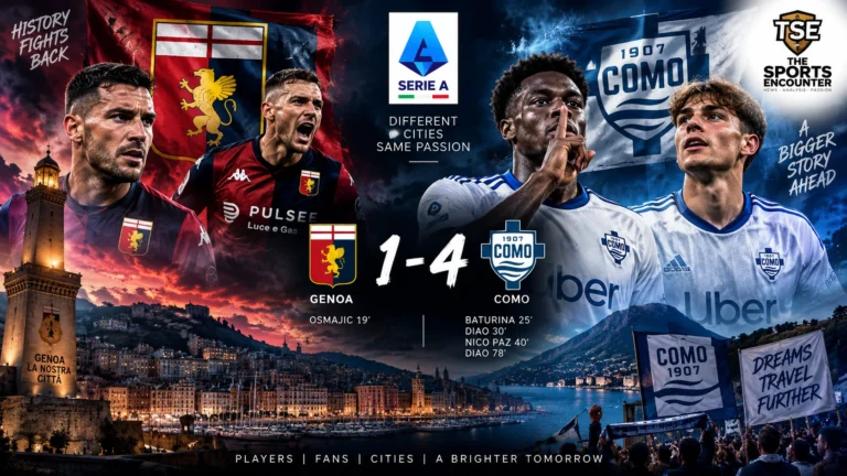 Assane Diao and Nico Paz celebrate as Como beat Genoa 4-1 in Serie A, extending Cesc Fàbregas’ unbeaten start before the club’s Champions League campaign.