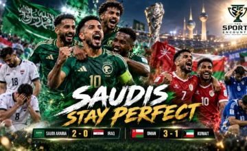 Saudi Arabia celebrate a 2-0 win over Iraq as Oman beat Kuwait 3-1 and force a Gulf Cup 27 Group A fair-play tiebreak