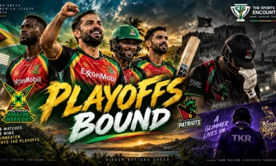 Guyana Amazon Warriors celebrate a seven-wicket win over St Kitts and Nevis Patriots to remain unbeaten at 6-0 and secure a CPL 2026 playoff place.