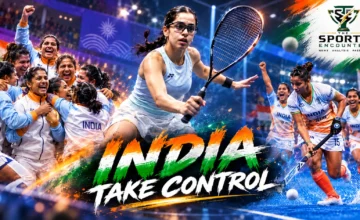 India’s women’s kabaddi and hockey teams alongside Anahat Singh after major victories at the Aichi-Nagoya 2026 Asian Games.