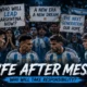 Emotional Argentina soccer fans hold signs asking who will lead the national team after Lionel Messi, while Argentina players look toward each other for responsibility in the post-Messi era.