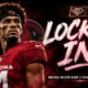 Michael Wilson featured in a cinematic Arizona Cardinals graphic highlighting his reported three-year, $75 million contract extension through the 2029 NFL season.